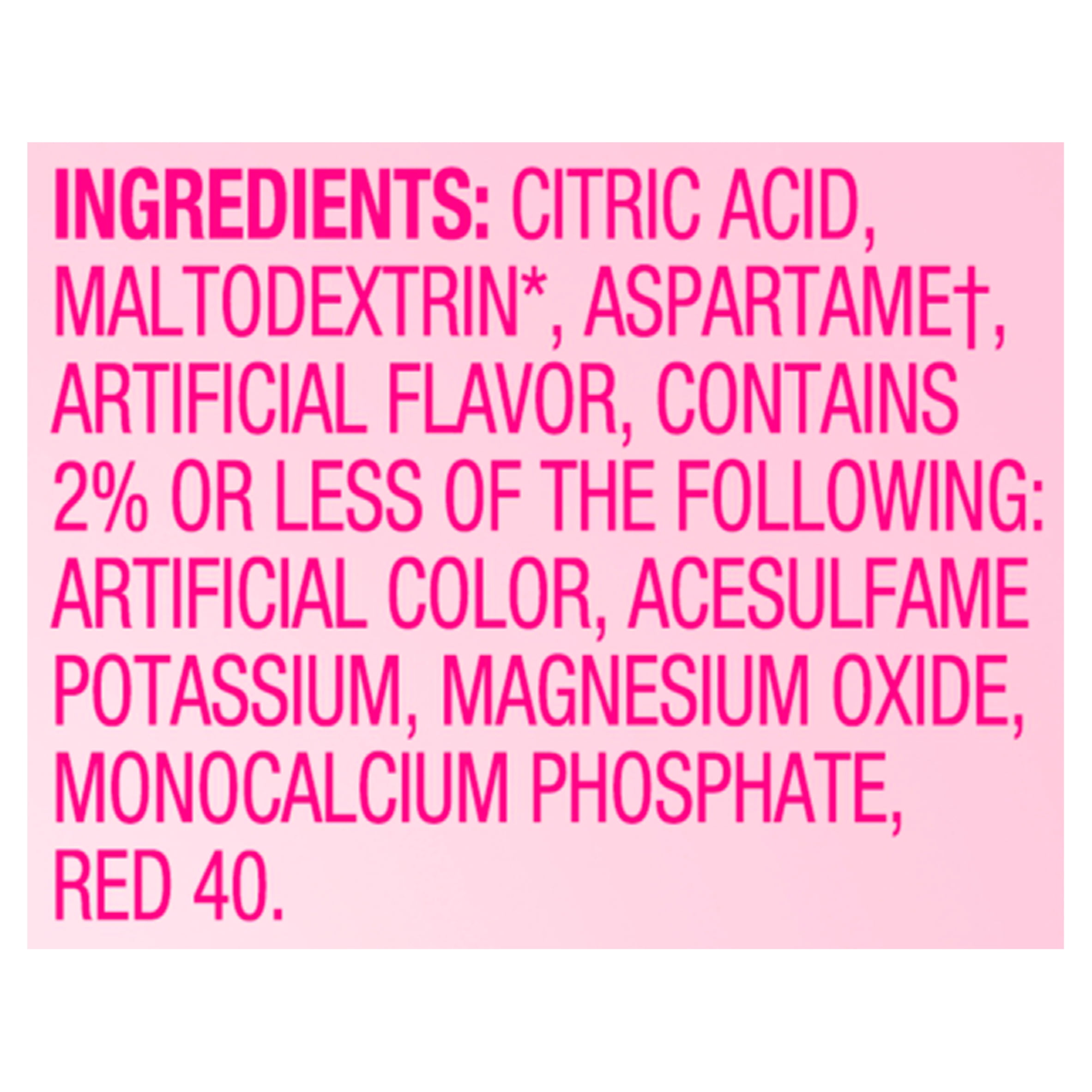 Starburst Zero Sugar Singles-to-Go Powdered Drink Mix All Pink Strawberry 6 Count Packets