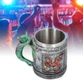 thumbnail image 3 of Resin Cup, Skull Head Pattern Personalized Mug Multipurpose Durable Stainless Steel Easy To Clean  For Party For Friends For Home For, 3 of 8