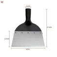 thumbnail image 2 of Multi-Function Steel Garden Cleaning Shovel Flat Spade Weeding Shovel Weeding Tool M: 23 x 27.5 x 3.4cm, 2 of 5