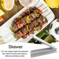 kebab Maker Long Plastics Meat Skewers Maker Single Lane Manual Kabob