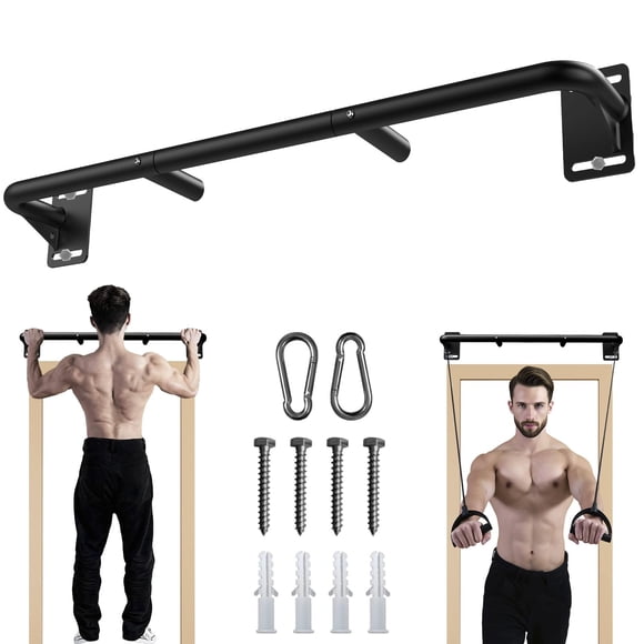 Barra de dominadas Fitarc de acero resistente para montaje en pared