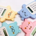 thumbnail image 6 of Aurora Trade Electronic Calculator Adorable Bear Shape Plastic Lively Face Calculator with Hanging Hole Office Supplies, 6 of 8