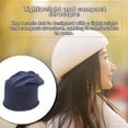 thumbnail image 3 of Sonducket Gorro de lana, accesorio de ropa, cubierta de pelo de Color sólido, sombreros artesanales de punto Unisex simples para decoración de vestido, Sombreros azul marino Sonducket AP009244-08B, 3 of 6