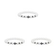 thumbnail image 3 of Justharion Unique Eye-catching Beaded Bracelets For Individual Style Easy Matching porcelain white 3Set, 3 of 6