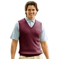 thumbnail image 1 of Monterey Club Men's Fine Gauge Cable Knit V-Neck Vest #1954, 1 of 2