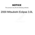 thumbnail image 2 of Transit Auto Front Hub Bearing Assembly Disc Brake Rotors and Semi-Metallic Pads Kit for Car 2000 Mitsubishi Eclipse 3.0L KBB-105548, 2 of 11