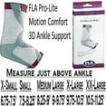thumbnail image 2 of FLA Prolite 3D Left Ankle Support Braces White/Gray Left Foot Large, 2 of 5