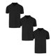 thumbnail image 1 of Playeras Hombre Tipo Polo Pack 3 Pz Moda Casual Manga Corta, 1 of 6