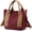 Magenta, variant on Handbag for Women Small Multi-Pockets, Canvas Mini Tote Shoulder Bags with Zipper, Satchel Hobo Bag for Travel Work