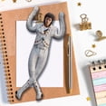 thumbnail image 5 of New Poseable Michael Plush Doll – 11" Soft Stuffed Figure with Wireframe, Bendable Pop Star Doll for Desk Display, Collectible Music Gift for Fan,1Pcs, 5 of 5