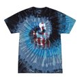 thumbnail image 1 of Wild Bobby, Smiling American Flag Skull, Pop Culture, Tie-Dye Tees, Evening Sky, Small, 1 of 3