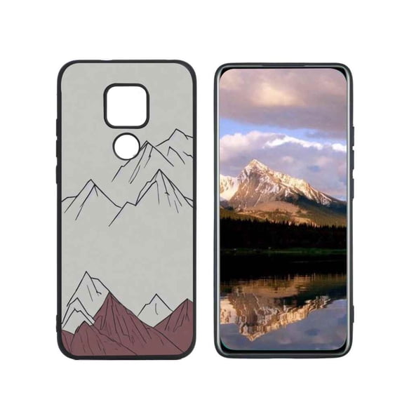 Mountains111-235 Phone Case, Degined for Moto G Play 2021 Case Men Women, Flexible Silicone Shockproof Case for Moto G Play 2021