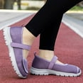 thumbnail image 2 of Mepaouo Women's Mary Jane Walking Shoes Comfortable Knit Slip on Dress Flats Working Nurse Diabetic Shoes, 2 of 8