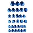 thumbnail image 2 of koolsoo Screw Nut Cover Bolt Motorcycle Engine Decoration 30 Pieces-Blue, 2 of 9