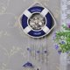 thumbnail image 3 of Decoración de Campana Yotijar con licencia de Concha de Boya Blanca y Azul Náutica para Puerta de Pared, 3 of 9