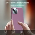 thumbnail image 5 of [5 in 1 for iPhone 13 Mini Case, with 2 Pack Screen Protector + 2 Pack Camera Lens Protector, Liquid Silicone Ultra Slim Shockproof Protective Phone Case 5.4 inch(Lilac Purple), 5 of 14