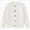 S98-White, variant on 4-5 Years Child Autumn And Winter Boys And Girls Solid Color Knitted Sweater Button Cardigan Sweater Sports Jacket White Sweatshirt