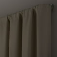 thumbnail image 6 of Eclipse Somerton 3/4" Pipe Blackout Wrap Curtain Rod, 36-66", Brushed Nickel, 6 of 8