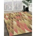thumbnail image 3 of Ahgly Company Machine Washable Indoor Rectangle Transitional Yellow Orange Area Rugs, 4' x 6', 3 of 7