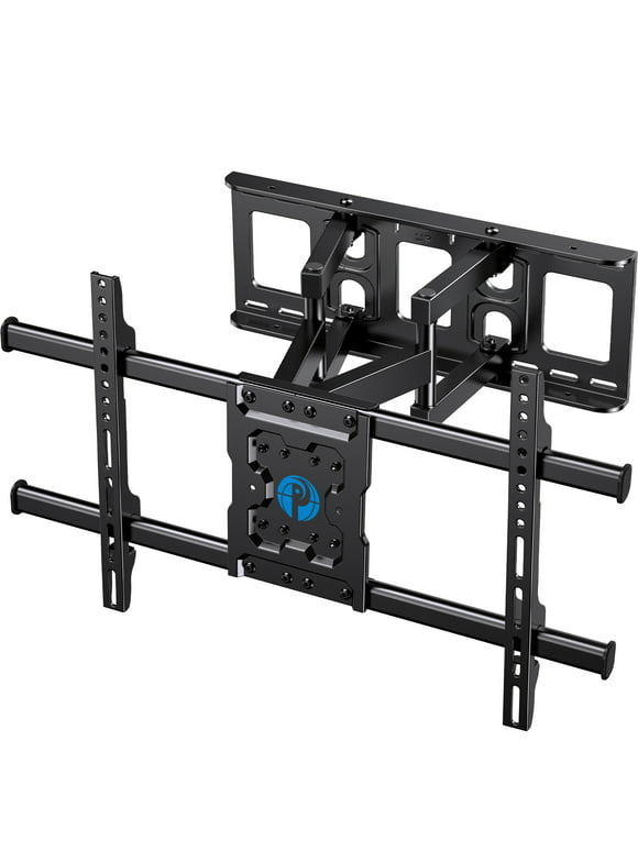 Full Motion TV Wall Mount Bracket for 37-75 inch Flat Curved TVs, Max 600x400mm,Holds up to 132lbs