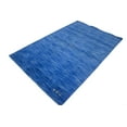 thumbnail image 4 of Solid Blue 5X8 Oriental Modern Rug, 4 of 11