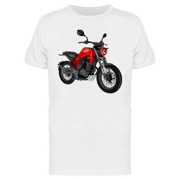 Red Retro Motor T-Shirt Men -Image by Shutterstock, Male XX-Large