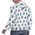 thumbnail image 6 of Goofa Skiing Penguin Funny for Men's Hooded Sweatshirt - Lightweight Pullover Hoodie with Kangaroo Pocket, Perfect for Everyday Wear-Small, 6 of 7