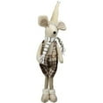 thumbnail image 2 of Northlight 17" Beige and Brown Standing Boy Mouse in Plaid Dress Christmas Tabletop Figurine, 2 of 2