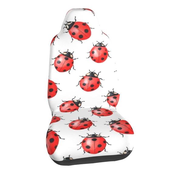 Ladybug Botanical Car Seat Covers Stretch Car Seat Protectors Universal Fit