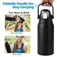 thumbnail image 4 of 2L Tumbler Thermo Bottle Large Capacity With Straw Stainless Steel Thermal Water Bottle Cold and Hot Thermo Cup Vacuum Flask Gym, 4 of 5