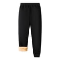 thumbnail image 4 of JTieacloth Mens Long Pants Male Winter Lamb Ankle Training Pants Black, 4 of 6