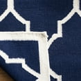 thumbnail image 5 of SAFAVIEH Dhurries Toby Geometric Area Rug, Navy/Ivory, 9' x 12', 5 of 7