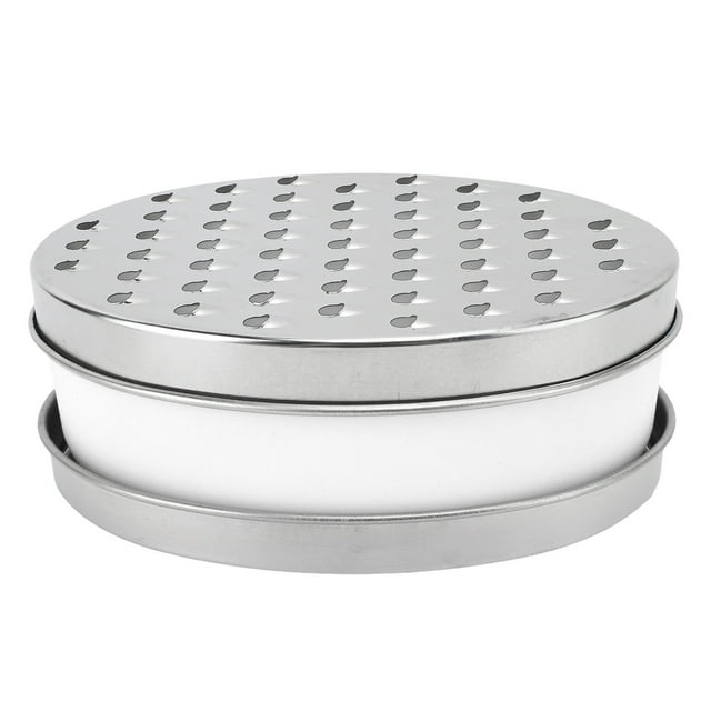 Râpe à Parmesan, Râpe à Fromage à Double Face en Acier Inoxydable, Râpe à Boîte Portable, Déchiqueteuse d'Aliments avec Contenant de Rangement pour Gingembre et Radis