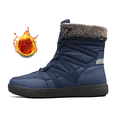 thumbnail image 2 of Winter warm snow boots with plush lining lightweight high boots outdoor waterproof non-slip hiking shoes, 2 of 7