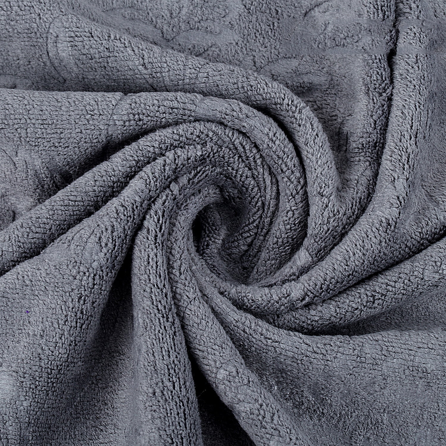 JML 2 Pack Bath Towels 30 x 60 inches,Solid, Soft,Absortbent and Fast Drying Towels, Grey Floral