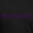 thumbnail image 3 of CafePress - Phi Sigma Pi Purple Wordmark T Shirt - Mens Tri-blend T-Shirt, 3 of 4
