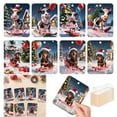 thumbnail image 3 of Christmas Tree Ornaments Set Card Wallet Pendant Holiday Decoration Gift with Festive Design and Hangable Loop, 3 of 8