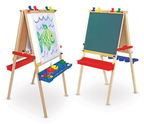 melissa and doug wooden easel