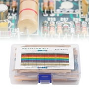 DOACT Resistor Assorted Kit,1/4W Resistor,1280Pcs Metal Film Resistor 1R-10M 64 Models Resistors Assortment Kit Electronic Component