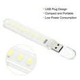 thumbnail image 4 of Uxcell Portable USB Plugin 8 Beads LED Night Light Lamp Stick, White 5 Pack, 4 of 5