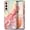 Rose Gold, variant on CASEFIV for Samsung Galaxy S22 5G Case,Marble Pattern Duty Shockproof Full Body Protective Phone Cover for Women Girls,Blue Gray