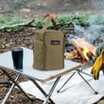 thumbnail image 1 of Quzzie Pochette de Rangement pour Chauffage de Camping, Support de Chauffage de Table, Étui de Transport, Contenant de Réchaud Portable Multifonction, Sac pour Réchaud Chauffant, Durable, Double Fermeture Éclair, Sac de Voyage Extérieur, Convient pour Vert, 1 of 8