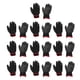 thumbnail image 4 of Guantes de trabajo de seguridad Bling Bling 10 pares Nylon revestimiento de PU negro, 4 of 12