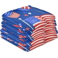 thumbnail image 4 of SKYSONIC 1 pack 4Th of July American Flag Independence Day Kitchen Dish Towels,Dishcloths,Absorbent Soft Towels Hand Towels, 18" x 28", 4 of 7