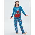 thumbnail image 4 of Christmas Pajamas for Family PJS Matching Sets Cotton Two Piece Pajamas Sets Top and Pants Funny Prints Sleepwear, 4 of 10