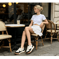 thumbnail image 6 of LUCKY STEP Comfort Retro Color Blocked Sneakers Fashion Casual Shoes,Beige&Black,Womens, 6 of 9
