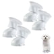 thumbnail image 1 of Botas de lluvia de goma antideslizantes e impermeables para cachorros y perros, 1 of 6