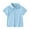 Light Blue, variant on Tiijoy Boys Soild Short Sleeve Polo Shirt Casual Versatile Turn Down Collar Shirt
