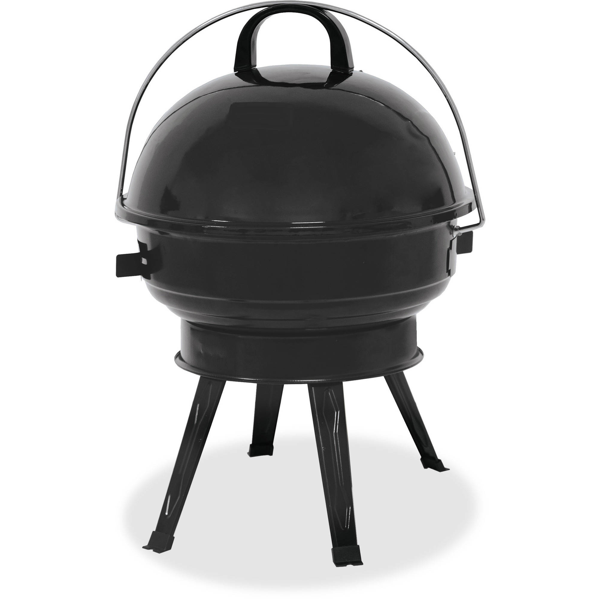 Portable Charcoal Grill, 14.5", Black