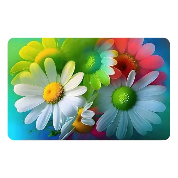 Floral Tech Fabric Bath Mat Set Entrance Mats Absorbent Door Mats 2 Piece Set For Bathroom & Entryway Nice Throw Blanket for Women Christmas Throw Blanket for Couch Throw Blanket Bed Blanket Tan Throw